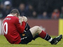 Wayne Rooney empezó bien el año anotando un gol para su equipo pero terminó lesionado. REUTERS  /