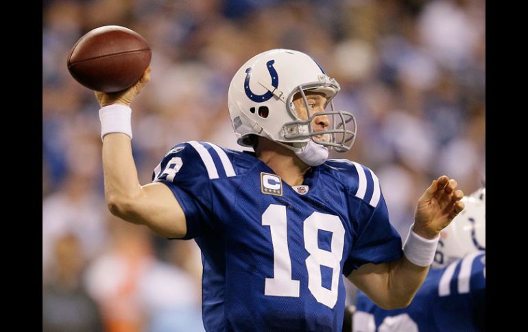 Peyton Manning logra marca en la NFL en el partido de hoy, frente a Titanes. AP  /