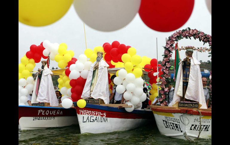 En la imagen, la peregrinación de los Santos Reyes en Cajititlán, Jalisco.E.PACHECHO  /