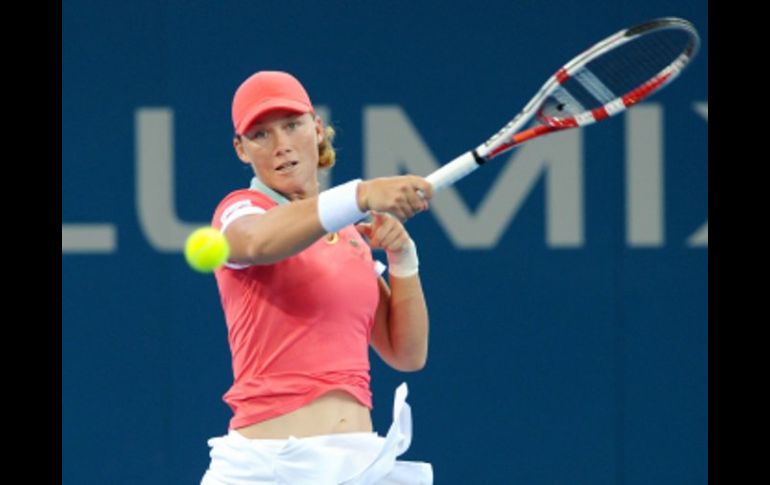 La tenista australiana Samantha Stosur inició con triunfo su participación en Brisbane. AFP  /