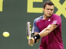 El francés Jo-Wilfried Tsonga reapareció con una gran victoria en el Abierto de Qatar. REUTERS  /