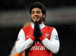 Carlos Vela tiene el aval del técnico del Arsenal para salir del equipo. MEXSPORT  /