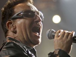 Bono, vocalista de U2, alista un show repleto de potencia sonora. AP  /