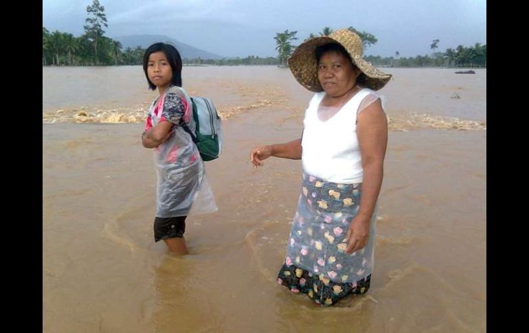 Habitantes afectados por las inundaciones en la provincia de Mindanao. AFP  /