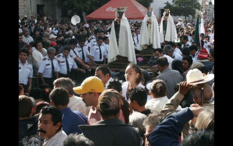 Aspecto del recorrido de los Reyes Magos por Cajititlán. ARCHIVO  /