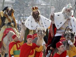 En varias regiones del país se les rinde tributo a los reyes magos. EFE  /