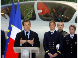 'El presidente de Costa de Marfil se llama Alassane Ouattara, él fue elegido por los marfileños', enfatizó Sarkozy. AP  /