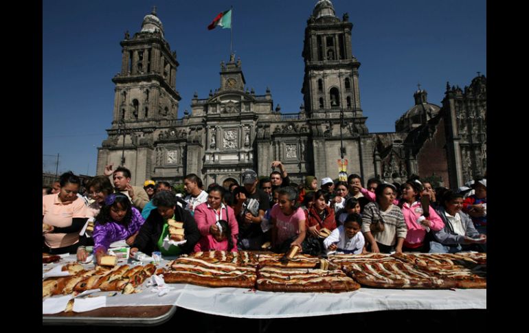 De todos los tamaños esta tradición reune a toda la familia. AP  /