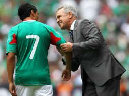 Javier Aguirre no pudo llevar al Tricolor a los cuartos de final en Sudáfrica 2010. MEXSPORT  /