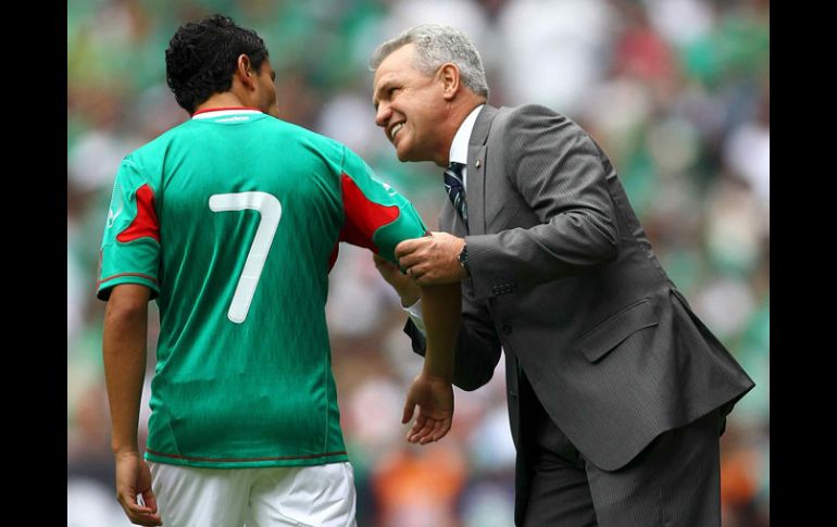 Javier Aguirre no pudo llevar al Tricolor a los cuartos de final en Sudáfrica 2010. MEXSPORT  /