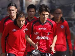 Entrenamiento de los rojinegros del Atlas, de cara al Clausura 2011. MEXSPORT  /