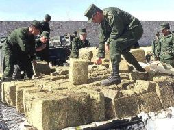 Entre la droga incautada estuvieron la metanfetamina en cristal, heroína y marihuana. ARCHIVO  /