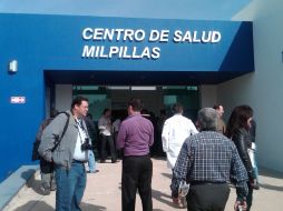 Fachada del Centro de Salud en la comunidad de Milpillas, inaugurado por el gobernador Emilio González. T. VILLASEÑOR  /