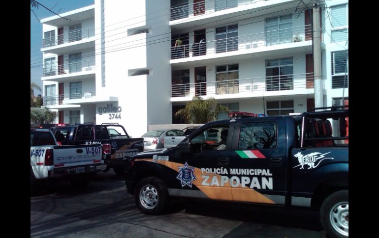 Fachada del condominio Galileo, donde fue encontrado el cadáver de un hombre al interior del departamento 303. M. PATIÑO  /