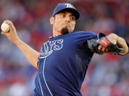 Matt Garza tiene en su récord un juego de sin hit ni carrera en el 2010. AP  /