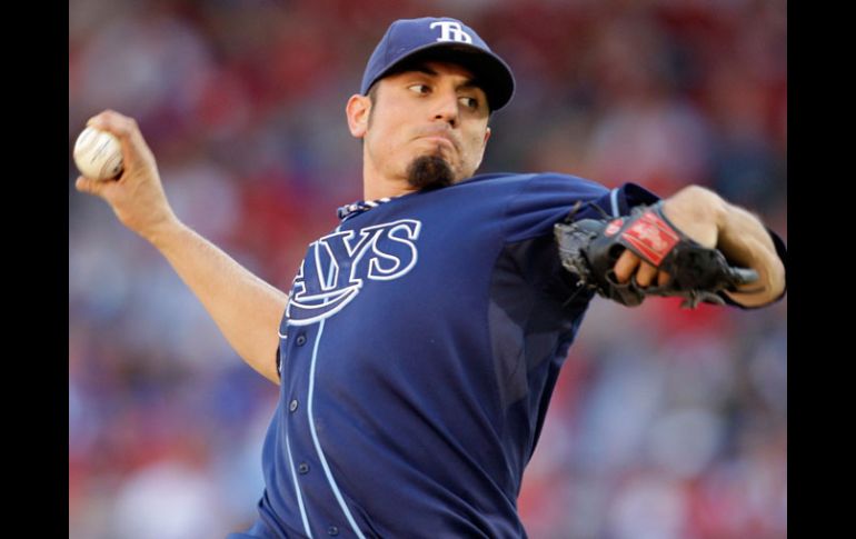 Matt Garza tiene en su récord un juego de sin hit ni carrera en el 2010. AP  /