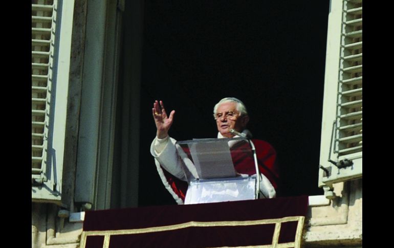 Benedicto XVI menciona a Haití durante el Angelus de este domingo. EFE  /