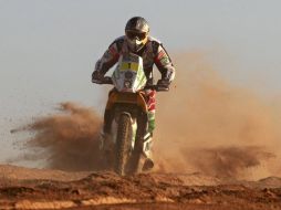 El piloto español Marc Coma durante la octava etapa del Dakar 2011. REUTERS  /