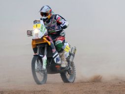 El piloto español ganó la décima etapa del Rally Dakar 2011. AFP  /