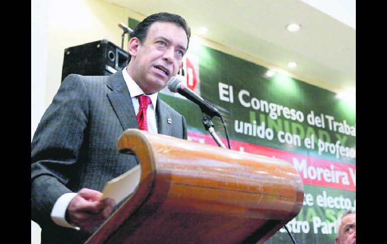 Humberto Moreira calificó asiste a la reunión con líderes del Congreso del Trabajo (CT). EL UNIVERSAL  /