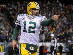 Aaron Rodgers, mariscal de campo de Green Bay. GETTY IMAGES SPORT  /