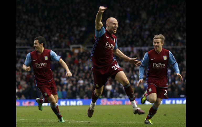 James Collins festejando su anotación la cual les supó a gloria ya que parecía que perdían el duelo ante Birmingham. REUTERS  /