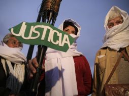 Mujeres durante una protesta previa en demanda de justicia para Marisela Escobedo. EFE ARCHIVO  /