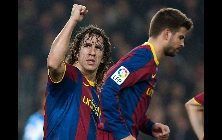 Carles Puyol, capitán del Barcelona. EFE  /