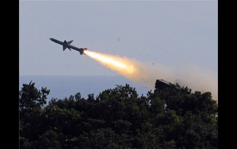 Pruebas con misiles en la base militar de Jiupeng. REUTERS  /