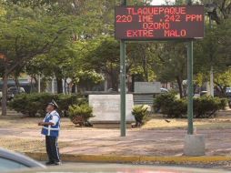 Las ocho estaciones de monitoreo atmosférico de la metrópoli serán sometidas a una renovación. ARCHIVO  /