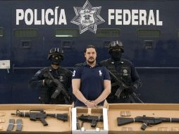 Al momento de su captura, 'El JJ' tenía en su poder armas de grueso calibre. AFP  /