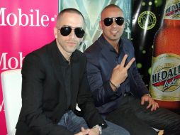 El próximo11 de febrero Wisisn y Yandel se presentarán en el Auditorio Telmex. EFE  /