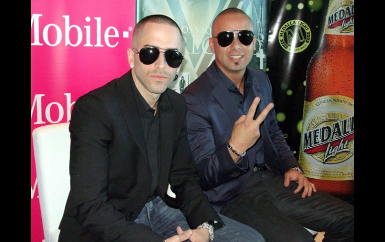 El próximo11 de febrero Wisisn y Yandel se presentarán en el Auditorio Telmex. EFE  /