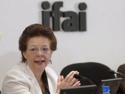 María Marván, comisionada del IFAI. ARCHIVO  /