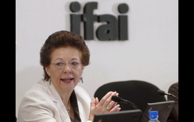 María Marván, comisionada del IFAI. ARCHIVO  /