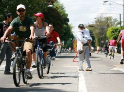 La Vía RecreActiva en los municipios de Guadalajara y Tlaquepaque será implementada ahora también durante los días festivos. ARCHIVO  /