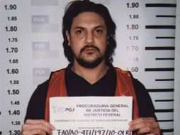 Imagen de la ficha policial de José Jorge Balderas Garza. NTX  /