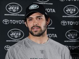 Mark Sánchez, mariscal de campo de los Jets de Nueva York, busca sorprender en la final de conferencia. AP  /