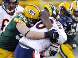 Imagen del último encuentro entre Green Bay y Chicago. AP  /