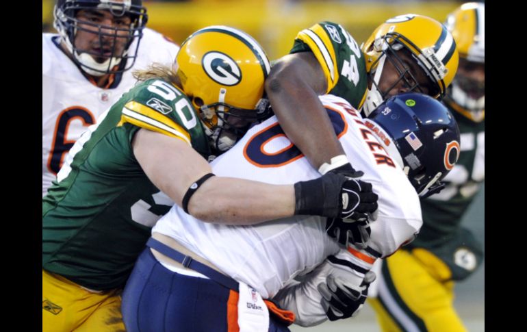 Imagen del último encuentro entre Green Bay y Chicago. AP  /