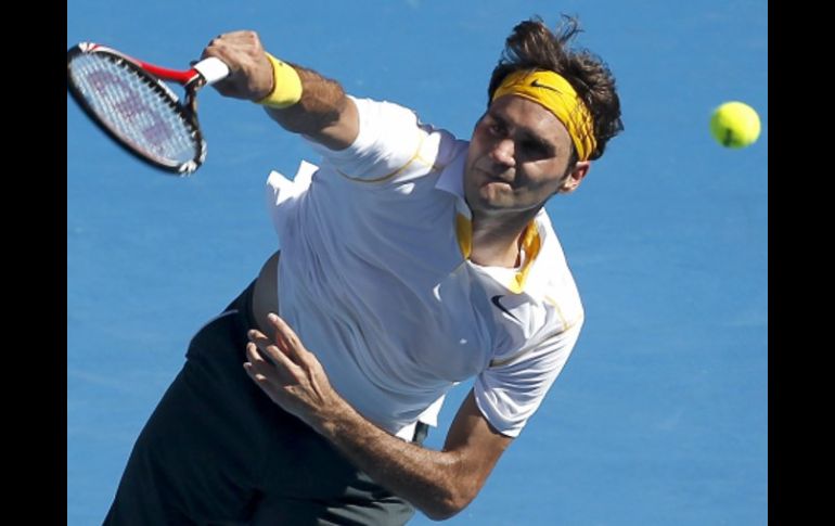 Roger Federer avanzó tras derrotar a español Tommy Robredo. EFE  /