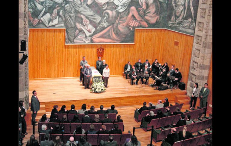 Jorge Martínez, “el último testigo de la obra de Orozco”, recibió un homenaje póstumo. E.BARRERA  /