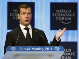 El presidente de la Federación Rusa, Dimitri Medvedev, inauguró el foro. REUTERS  /