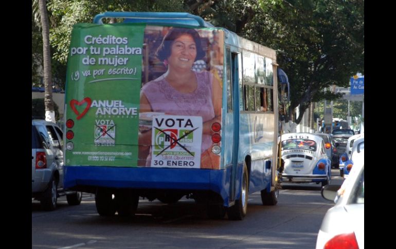 A partir de hoy queda prohibido cualquier tipo de publicidad electoral en el estado. NOTIMEX  /