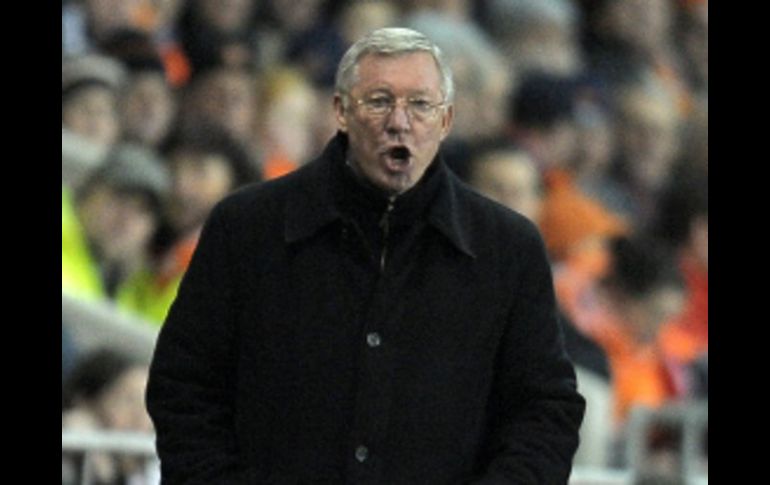 Alex Ferguson observando un partido del Manchester United. AFP  /