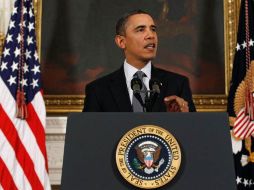 Barack Obama pronuncia discurso sobre situación de Egipto. REUTERS  /