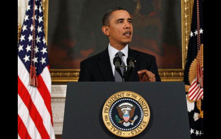 Barack Obama pronuncia discurso sobre situación de Egipto. REUTERS  /