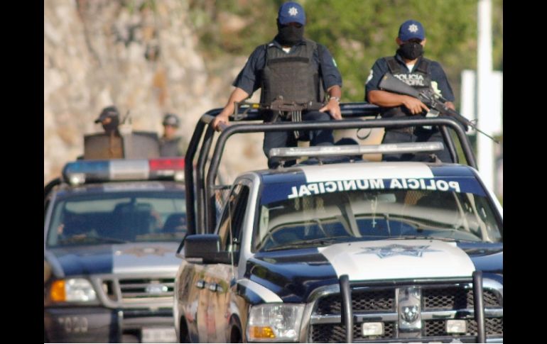 Policías municipales, estatales, federales y el Ejército mexicano realizan patrullajes en todo el estado. NOTIMEX  /