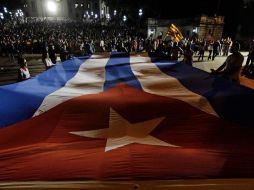 El Comité de Solidaridad con Cuba celebró hoy un acto para recordar el 158 aniversario del nacimiento del cubano José Martí.REUTERS  /