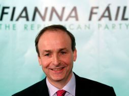 Micheal Martin, nuevo líder del Fianna Fail, partido político de Cowen, a quien se acusa de la crisis económica. REUTERS  /